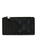 Louis Vuitton Monogram Eclipse Taiga Coin Card Holder