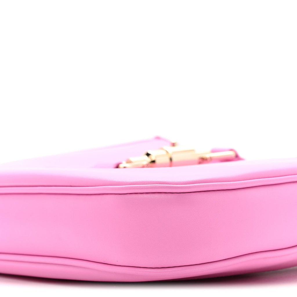 Gucci Ancora Calfskin Web Medium Jackie 1961 Hobo Pink