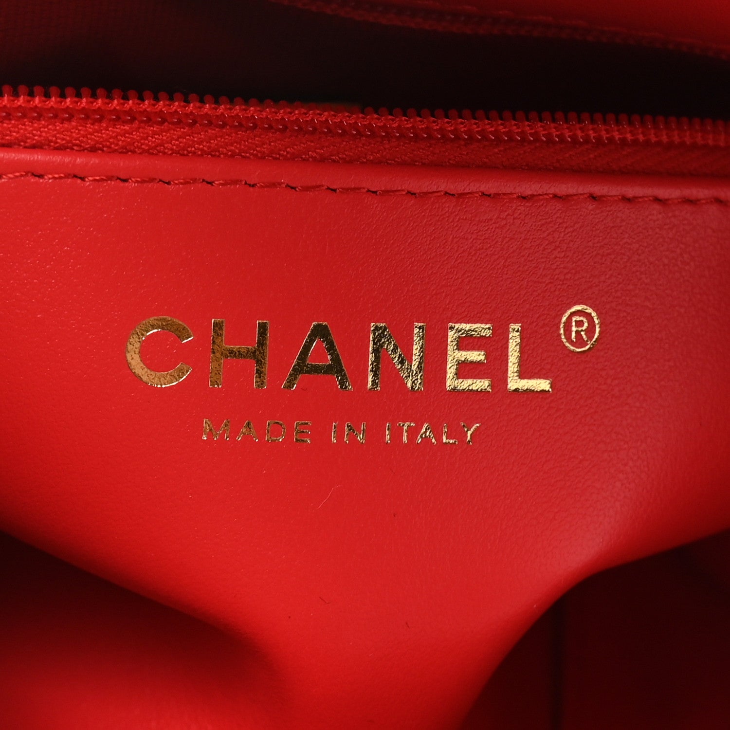 Chanel Shiny Aged Calfskin Quilted Nano Kelly Shopper Dark Red