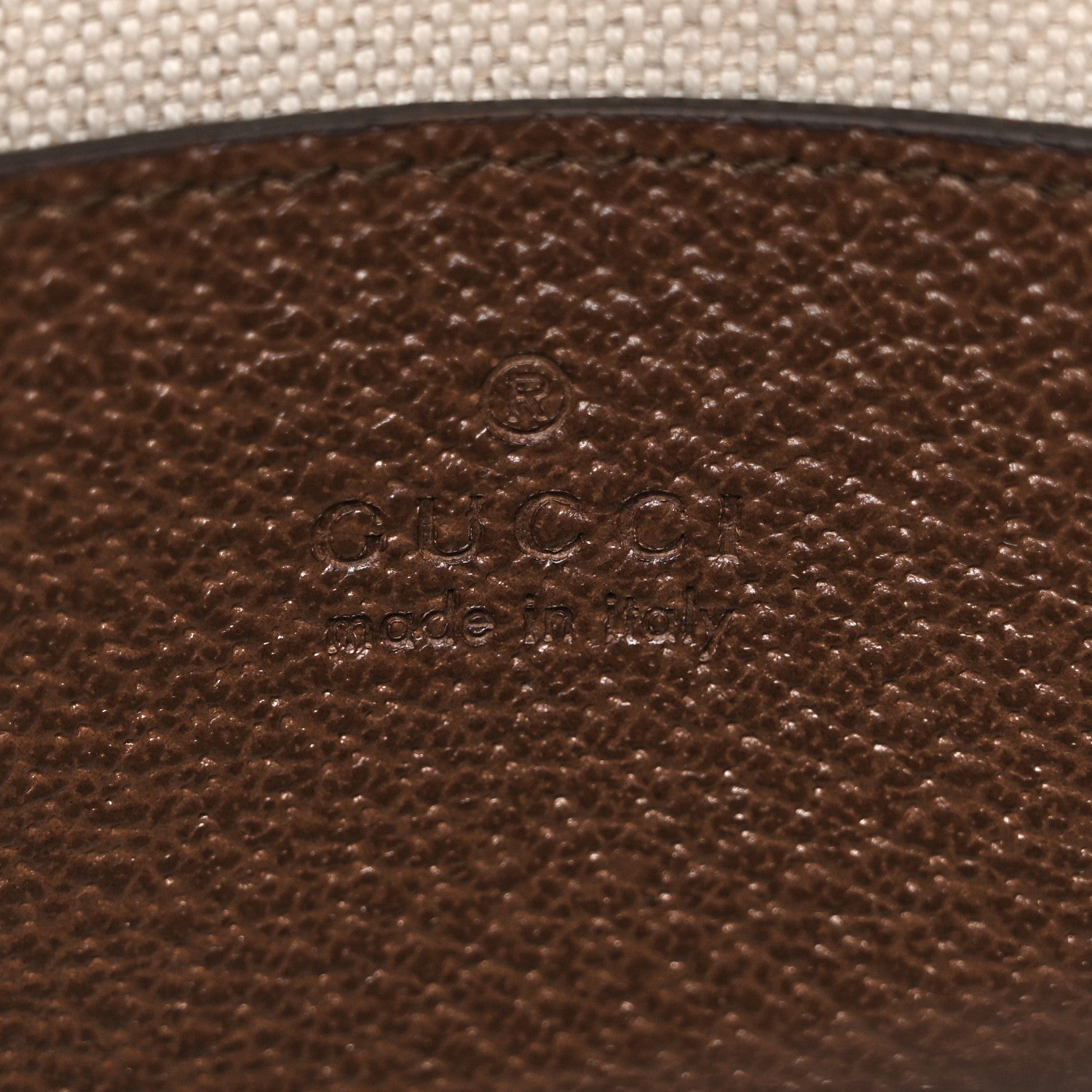 Gucci Monogram Jumbo GG Textured Dollar Calfskin Web Mini Horsebit 1955 Shoulder Bag Camel Ebony New Acero