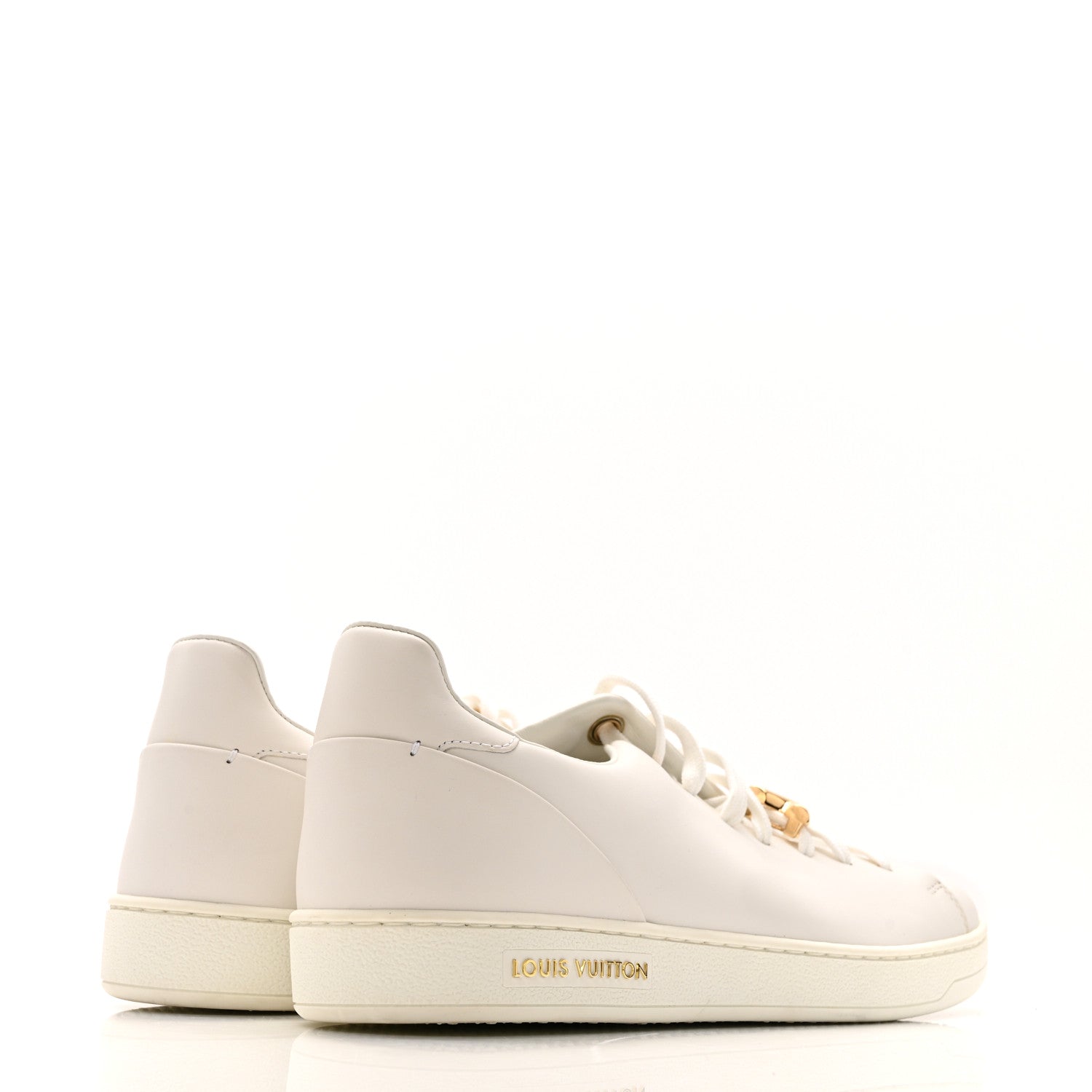 Louis Vuitton Calfskin Frontrow Sneakers 40 White