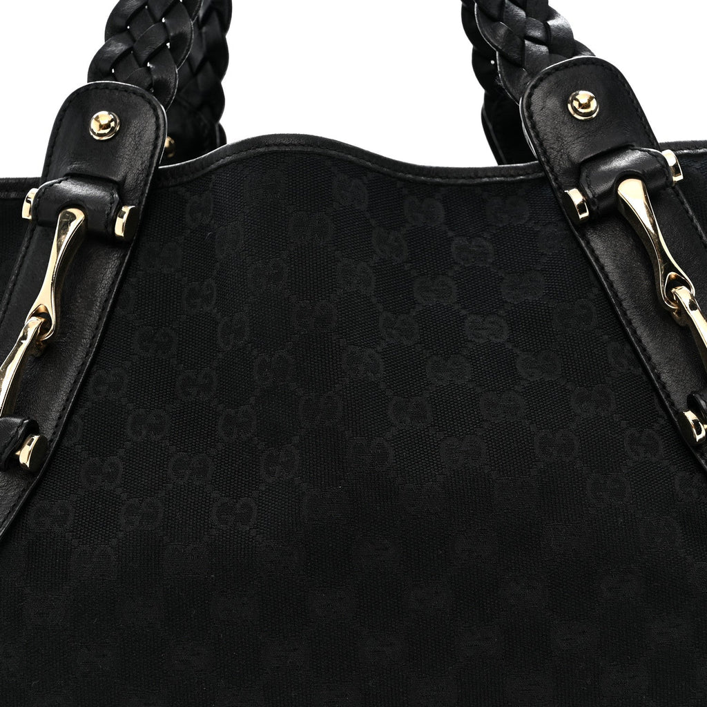 Gucci Monogram Medium Pelham Shoulder Bag Black