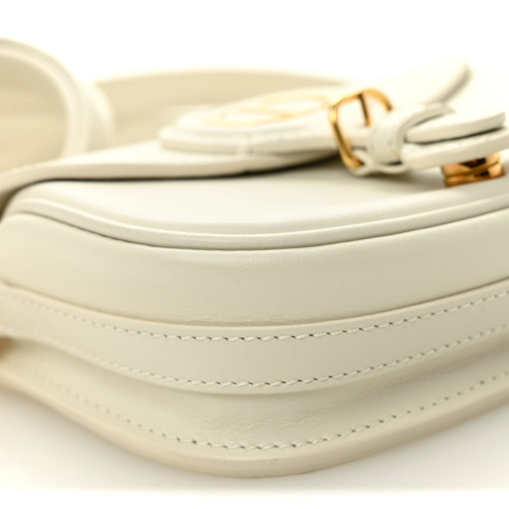 Christian Dior Box Calfskin Small Bobby Bag White