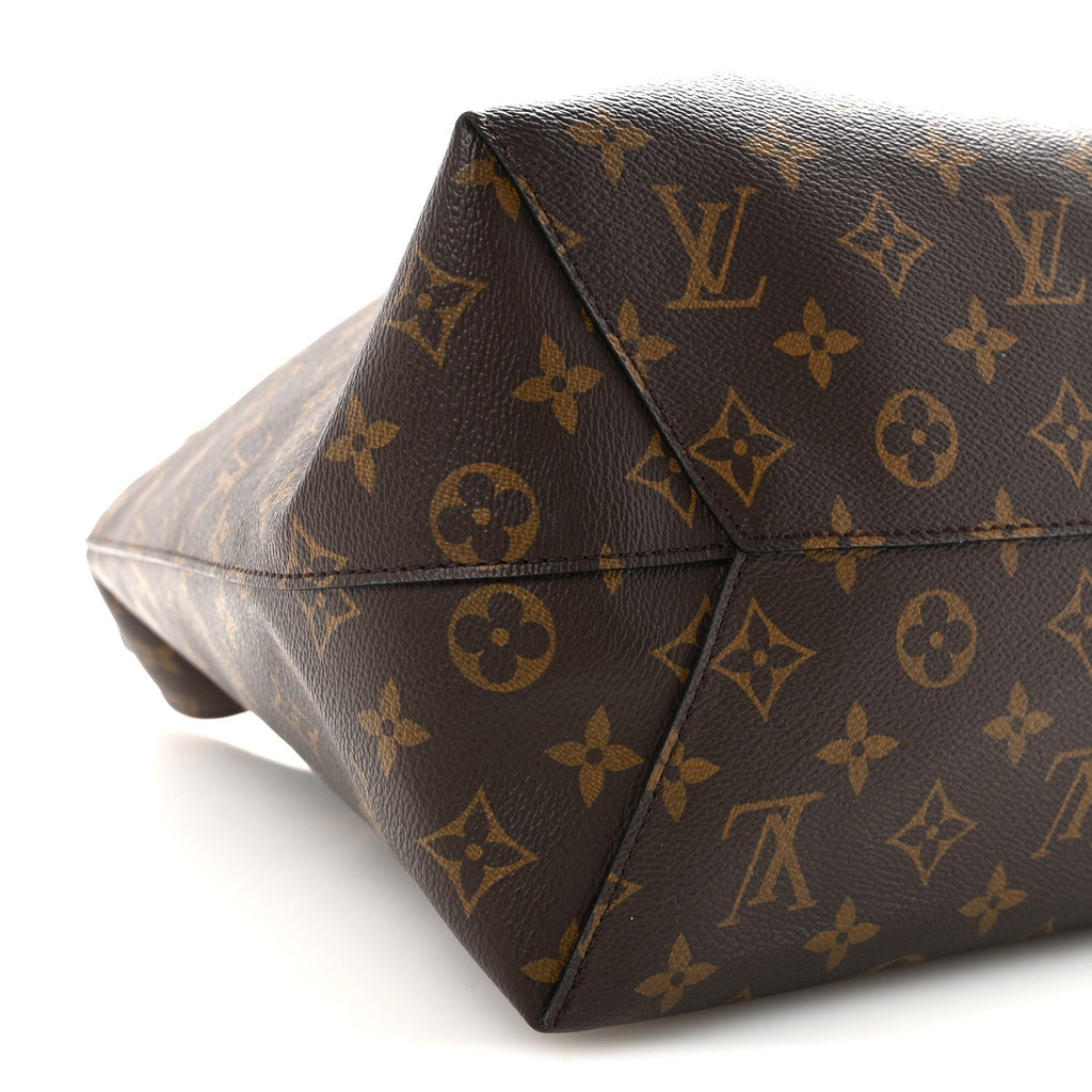 Louis Vuitton Monogram Flower Hobo Black
