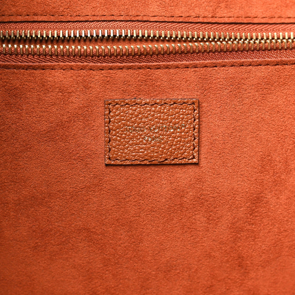 Louis Vuitton Empreinte Monogram Giant Neverfull MM Cognac