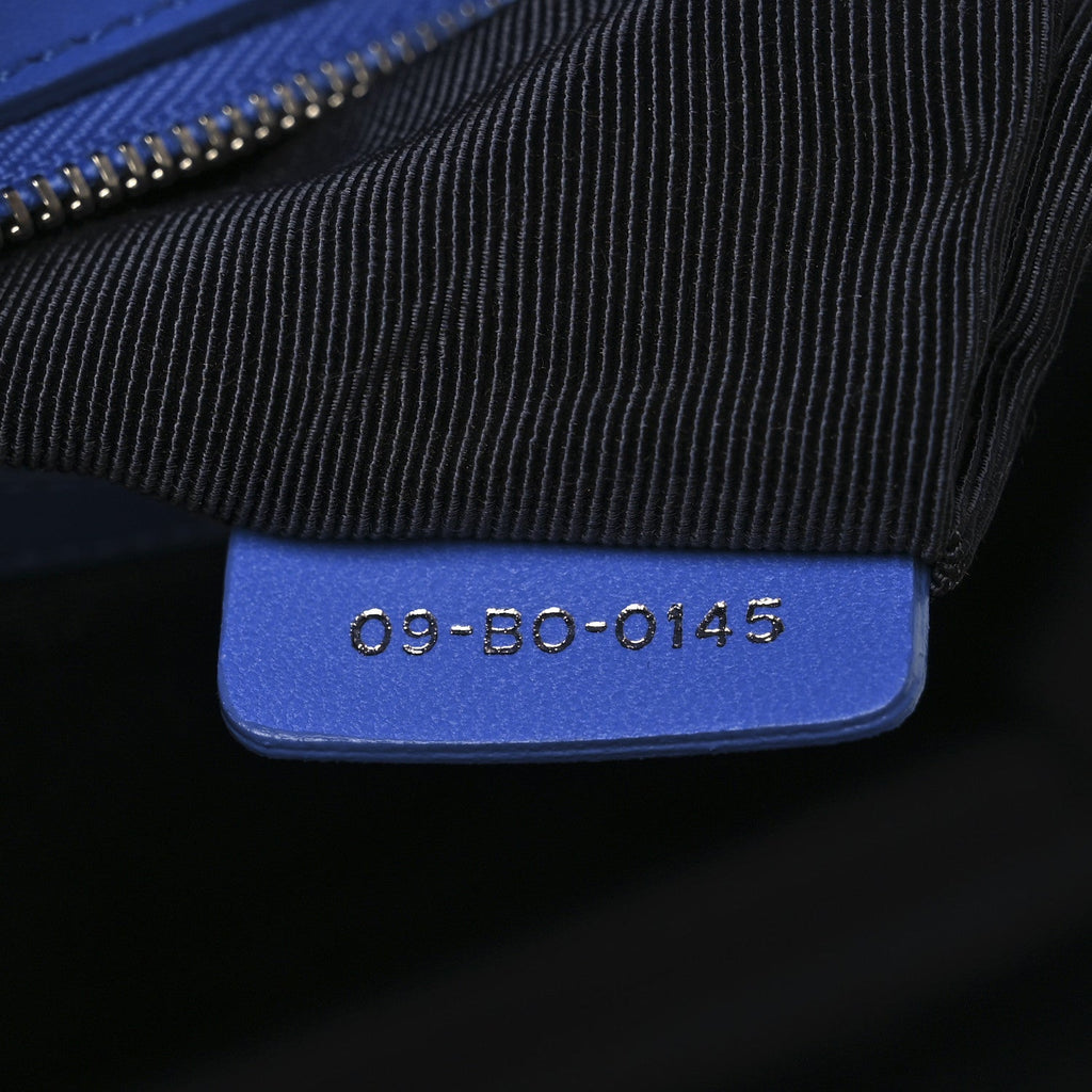 Christian Dior Smooth Calfskin Medium Diorama Flap Bag Blue
