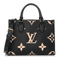 Louis Vuitton Empreinte Monogram Giant Onthego PM Black Beige