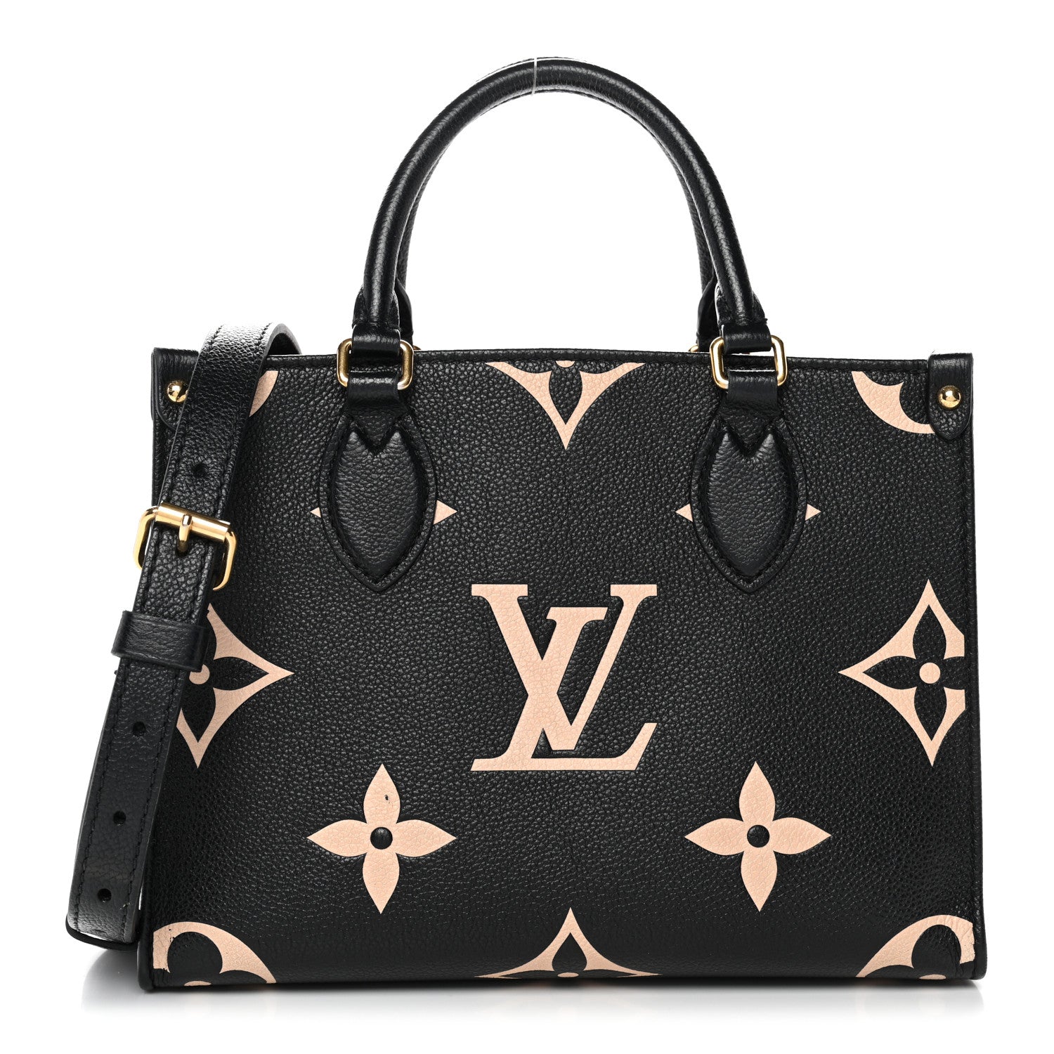 Louis Vuitton Empreinte Monogram Giant Onthego PM Black Beige