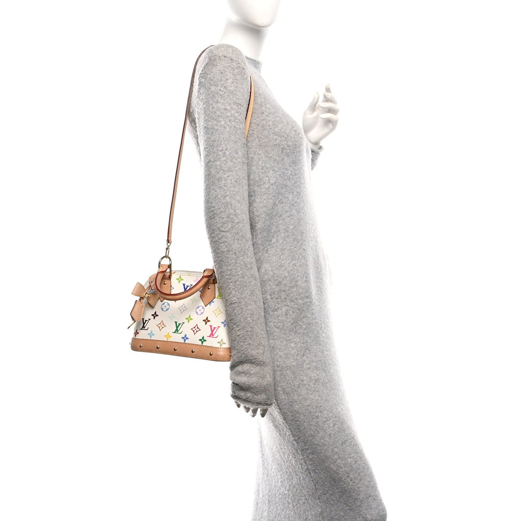 Louis Vuitton LV x TM Monogram Multicolor Alma BB White