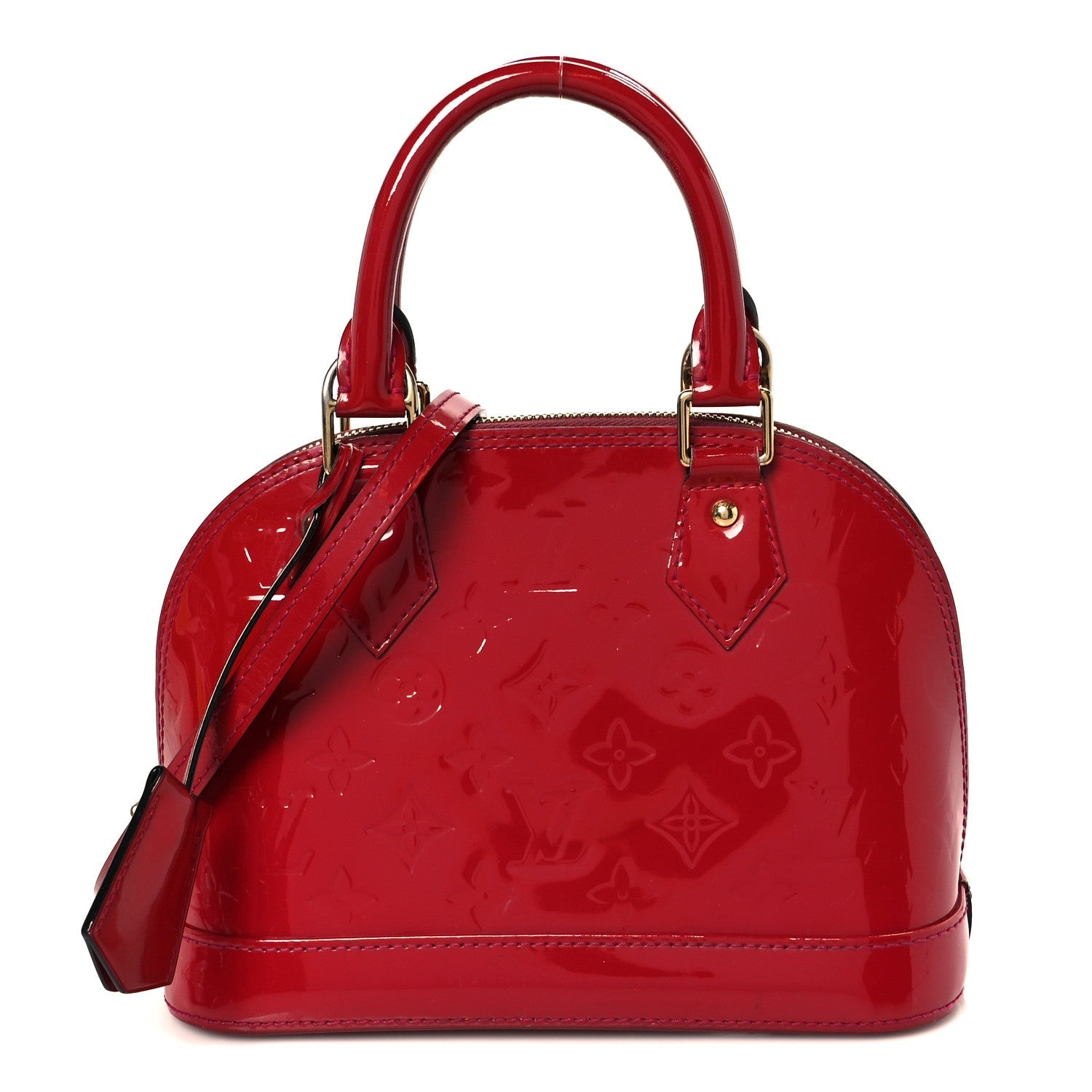 Louis Vuitton Vernis Alma BB Rose Indien