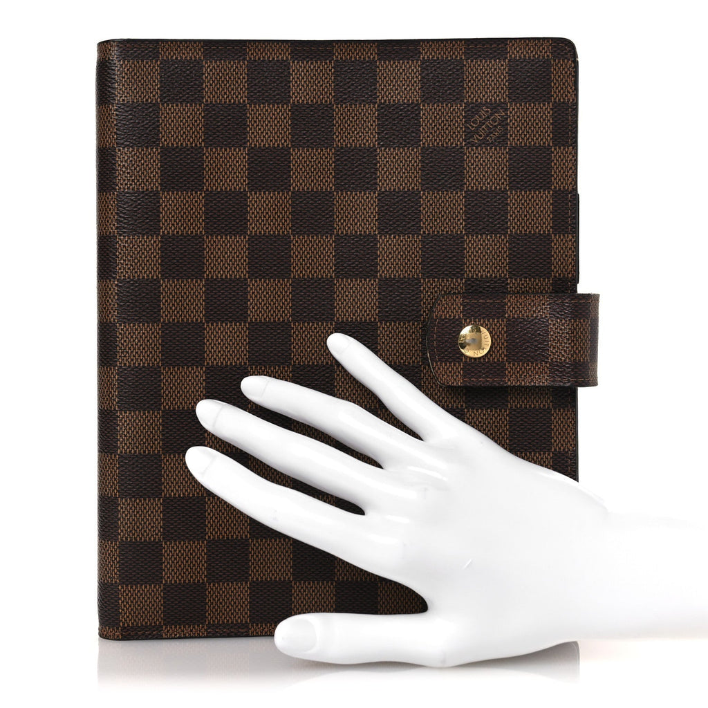 Louis Vuitton Damier Ebene Large Ring Agenda Cover