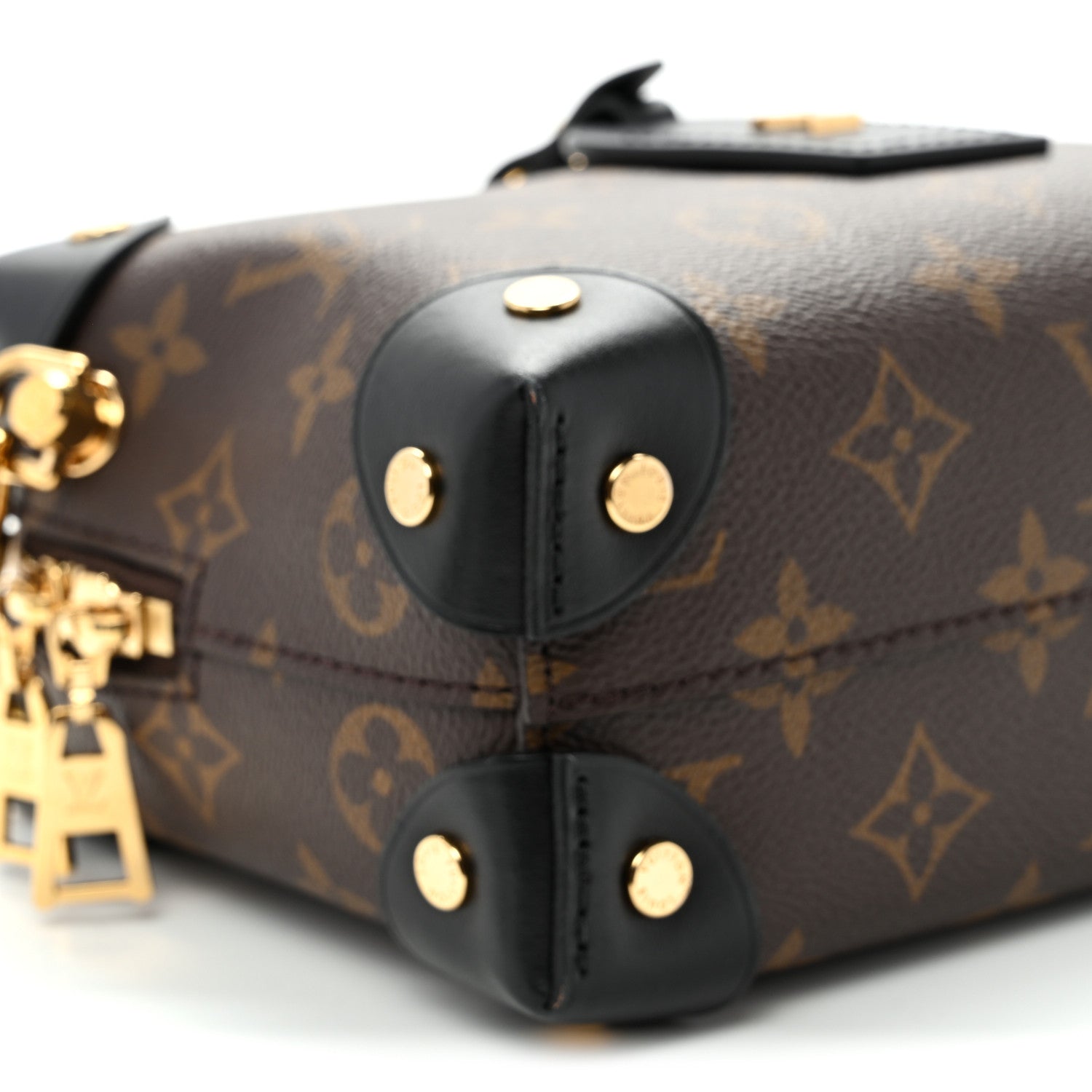 Louis Vuitton Monogram Petite Malle Souple Black
