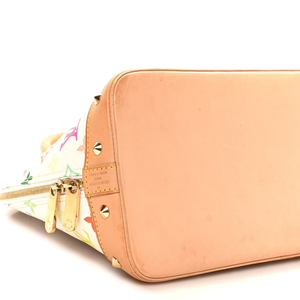 Louis Vuitton Monogram Multicolor Alma PM White