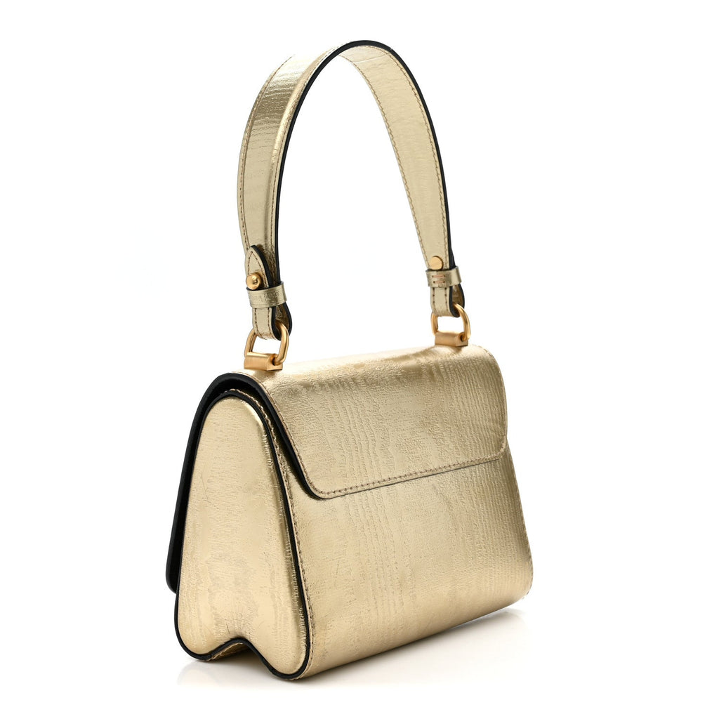 Louis Vuitton Calfskin Gravity Twist Shoulder Bag PM Gold