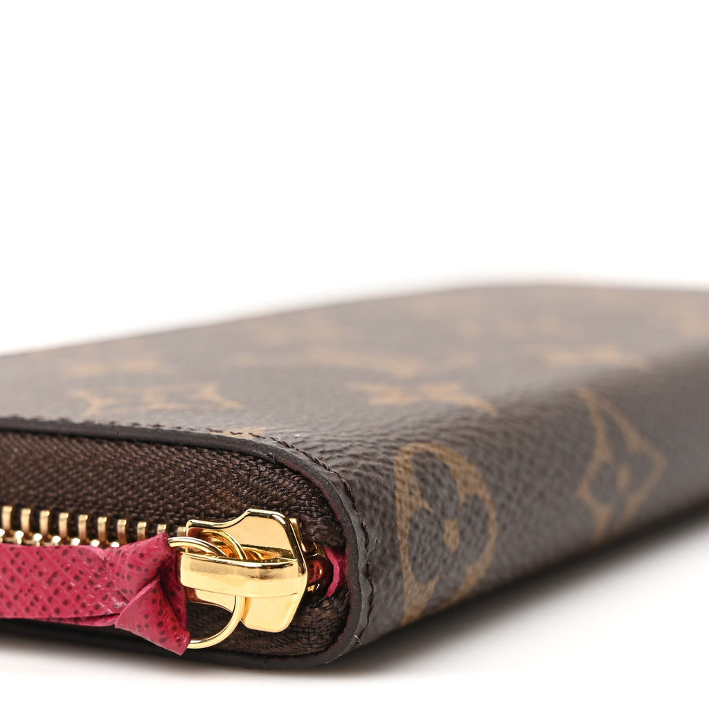 Louis Vuitton Monogram Clemence Wallet Fuchsia