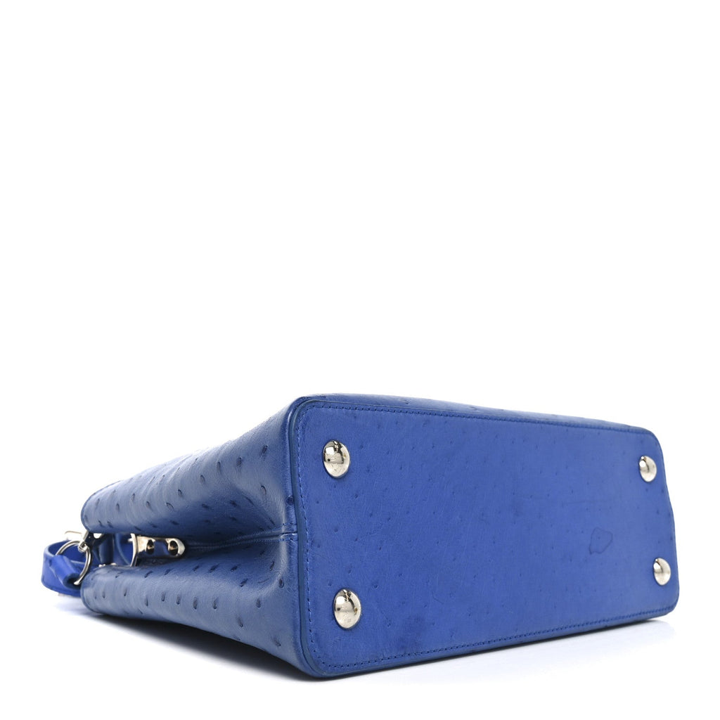 Louis Vuitton Ostrich Capucines MM Saphir