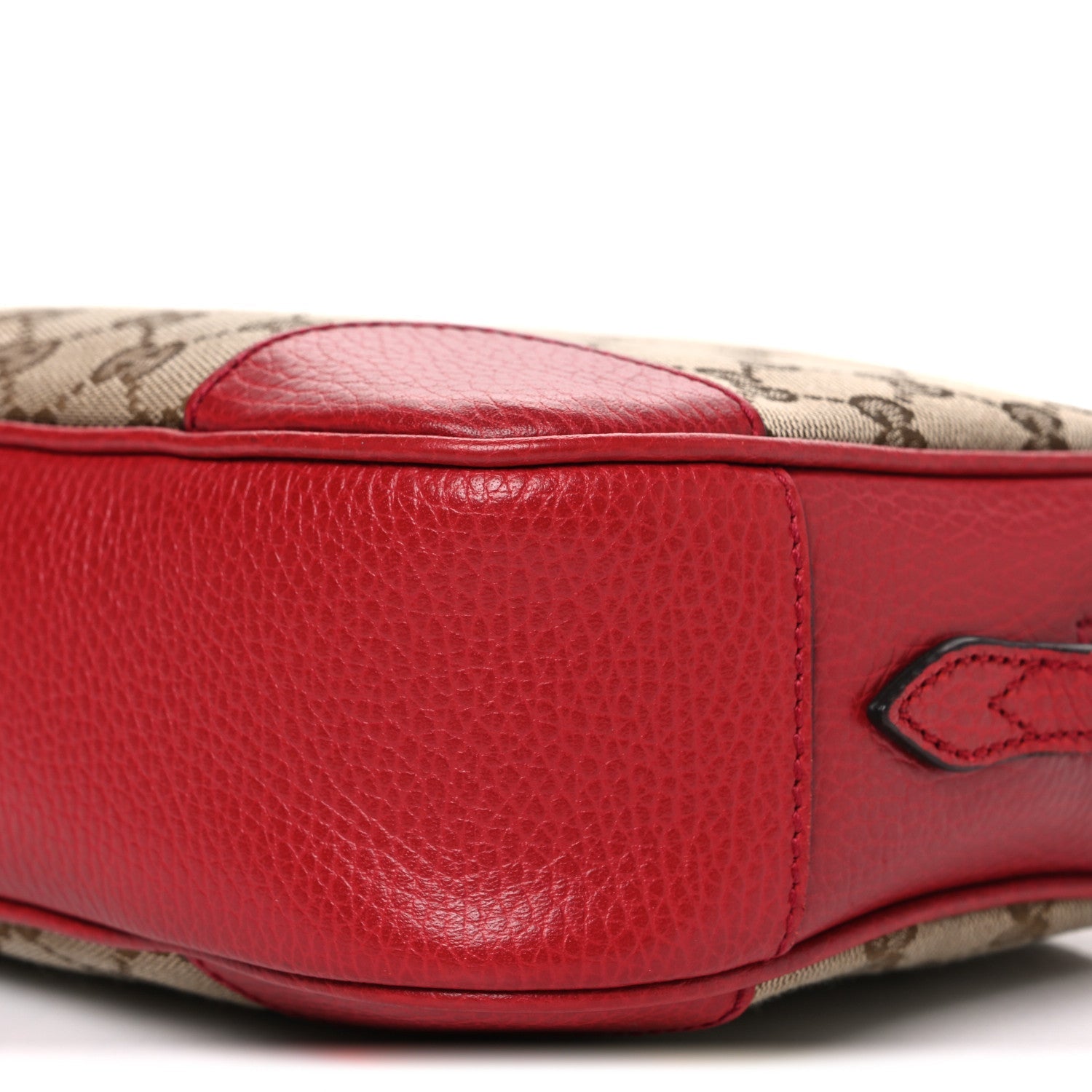 Gucci Monogram Mini Bree Messenger Bag Red