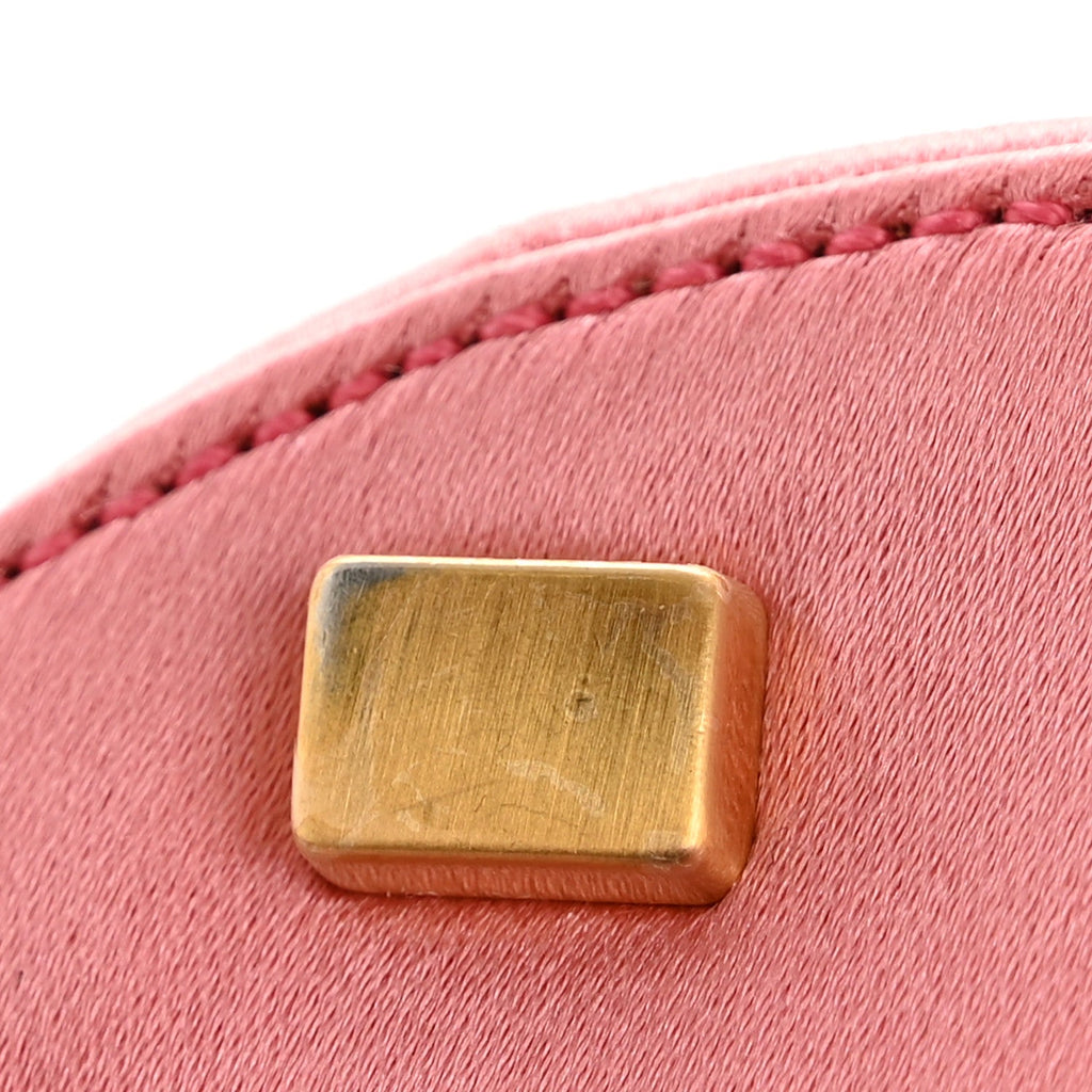 Prada Satin Raso Bucket Bag Pink