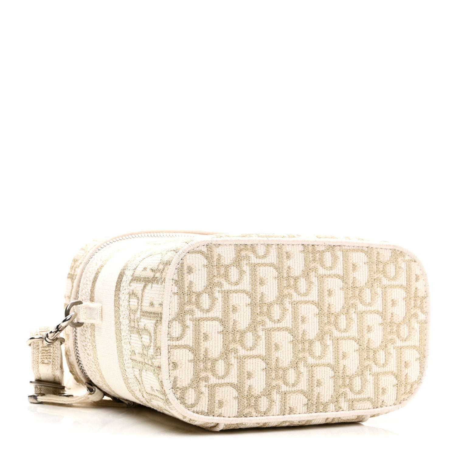 Christian Dior Oblique Diortravel Vanity Case Pale Gold