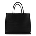 Christian Dior Oblique Calfskin Embossed Large Book Tote TBlack