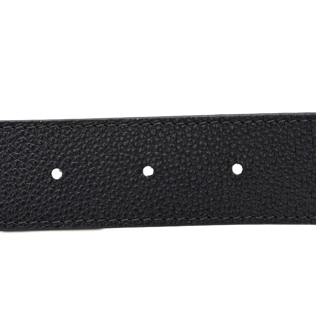 Louis Vuitton Calfskin Monogram 30mm LV Initiales Reversible Belt 80 32 Marine