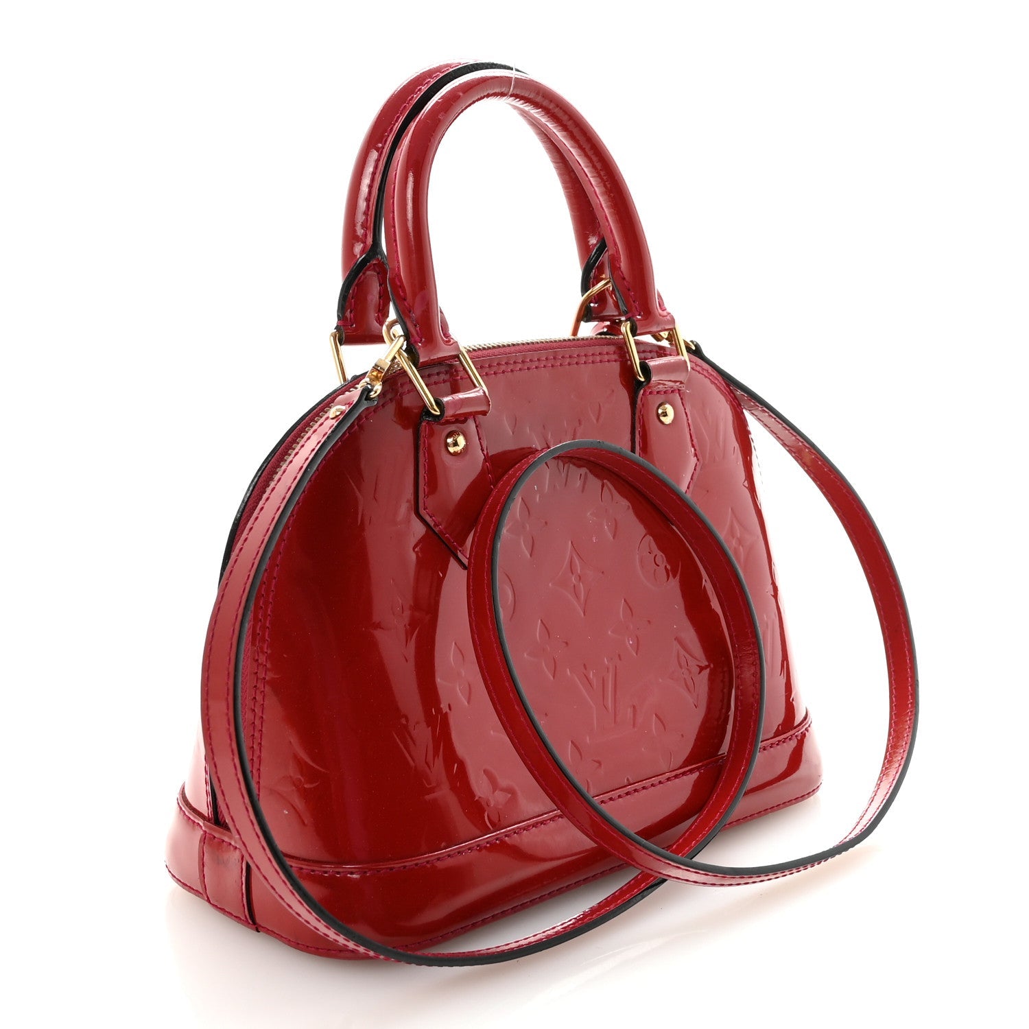 Louis Vuitton Vernis Alma BB Rose Indien