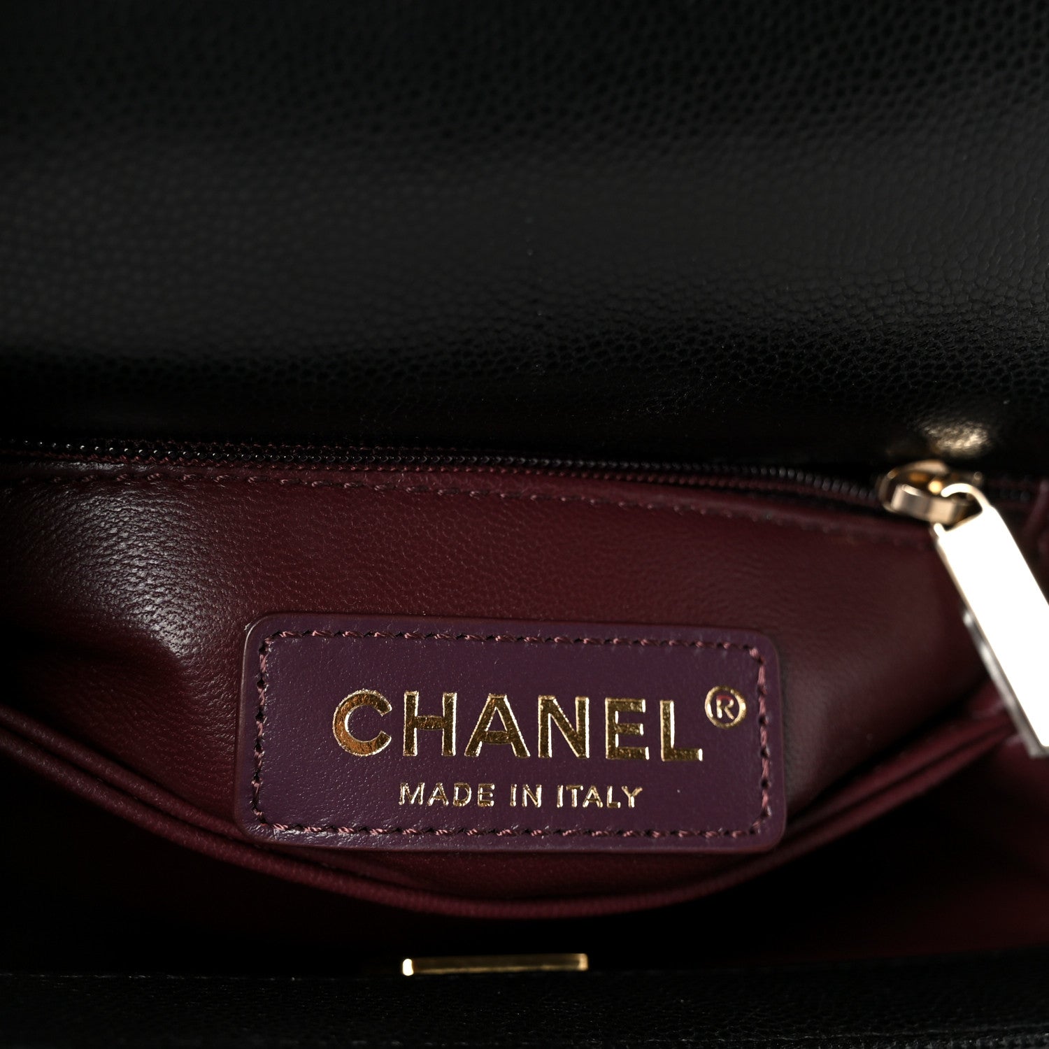 Chanel Caviar Quilted Extra Mini Coco Handle Flap Black