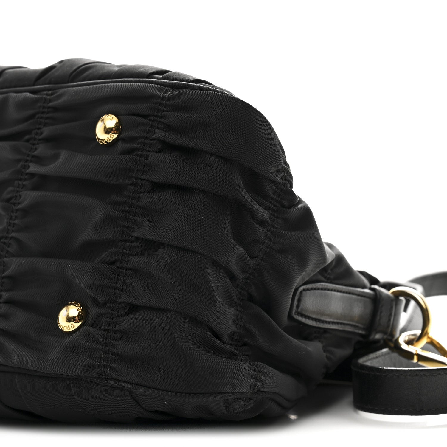 Prada Tessuto Nylon Gaufre Tote Black