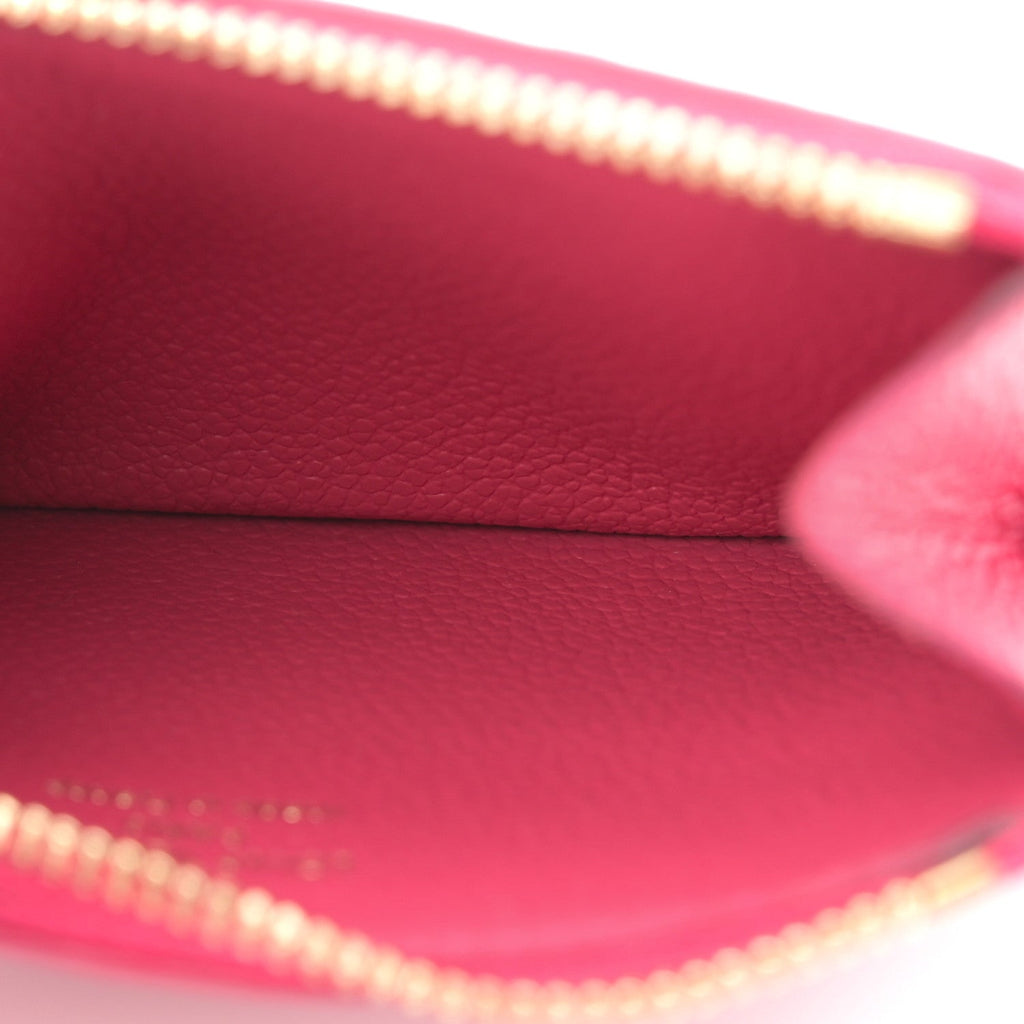 Louis Vuitton Empreinte Monogram Zipped Romy Card Holder Grenade