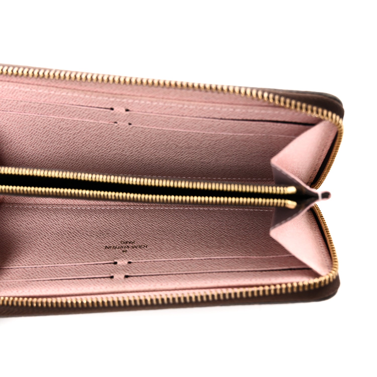 Louis Vuitton Monogram Clemence Wallet Rose Ballerine