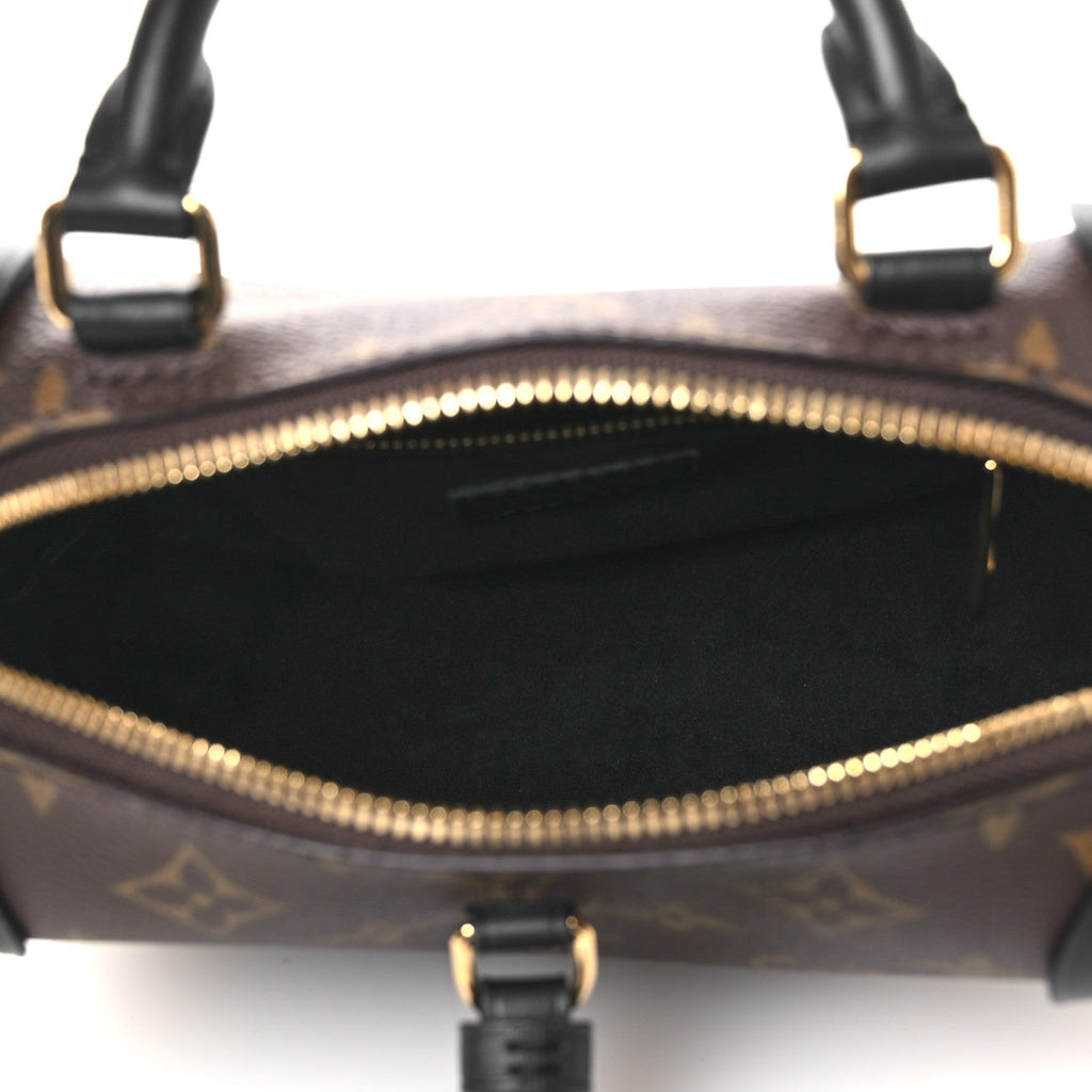 Louis Vuitton Monogram Petite Malle Souple Black