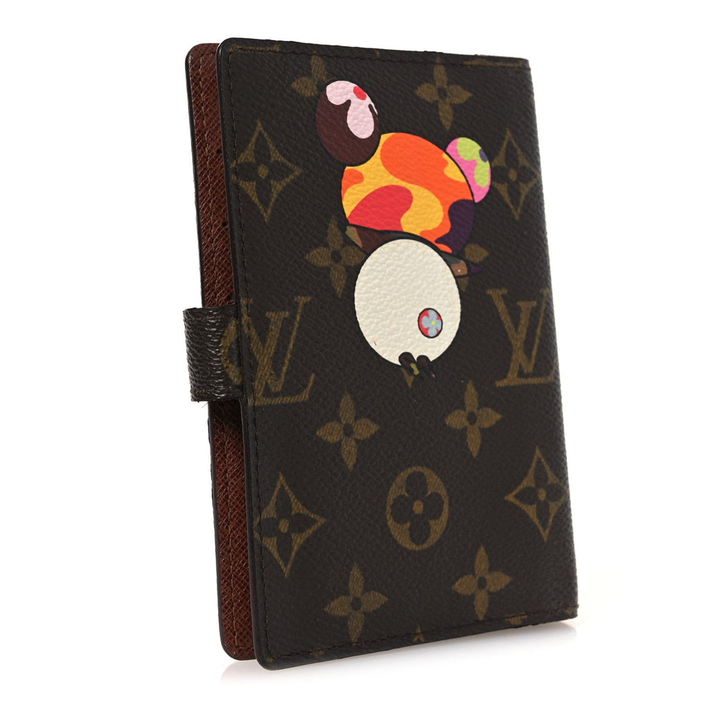 Louis Vuitton Monogram Panda Small Ring Agenda Cover
