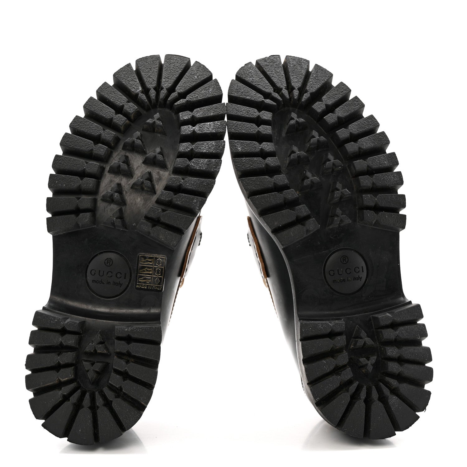 Gucci Cordovan Lux Womens Harald Horsebit 25mm Platform Loafers 37.5 Black