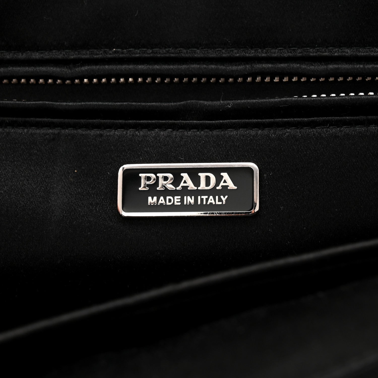 Prada Sequin Broccato Tote Black Cipria