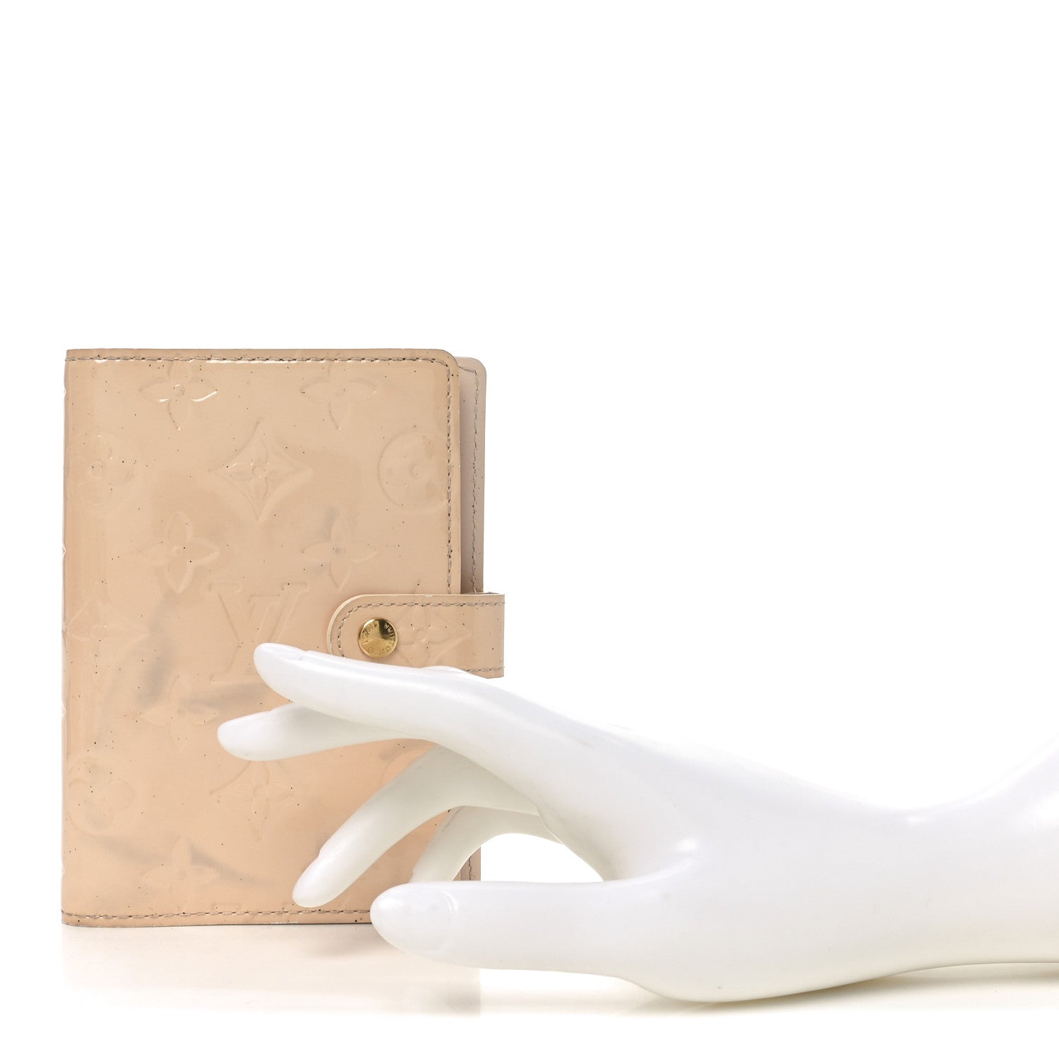 Louis Vuitton Vernis Small Ring Agenda Cover Marshmallow