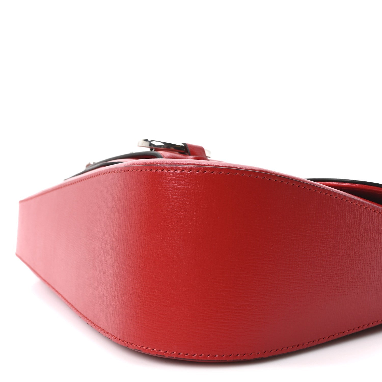 Gucci Demetra Small Horsebit 1955 Asymmetric Shoulder Bag New Cherry Red