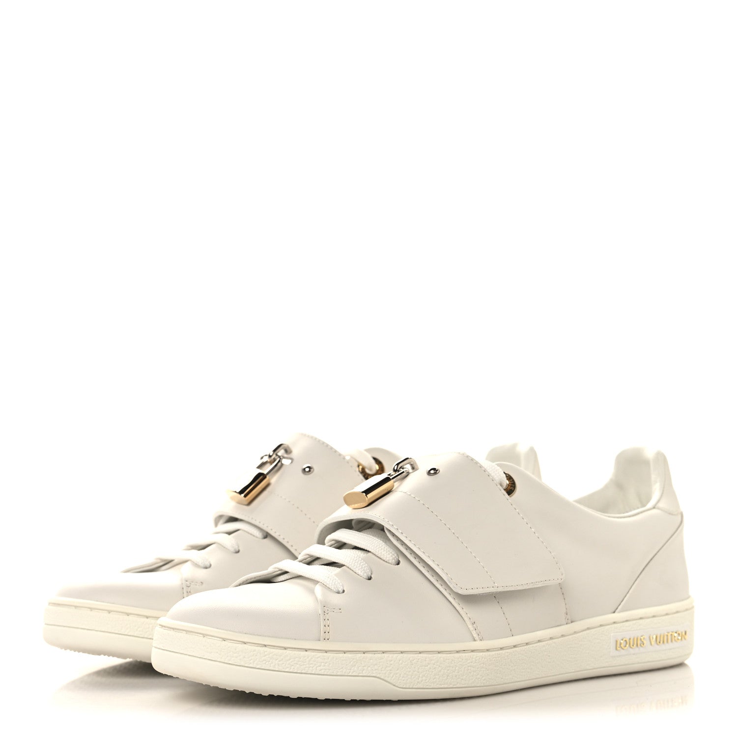 Louis Vuitton Calfskin Front Row Sneaker 36.5 White