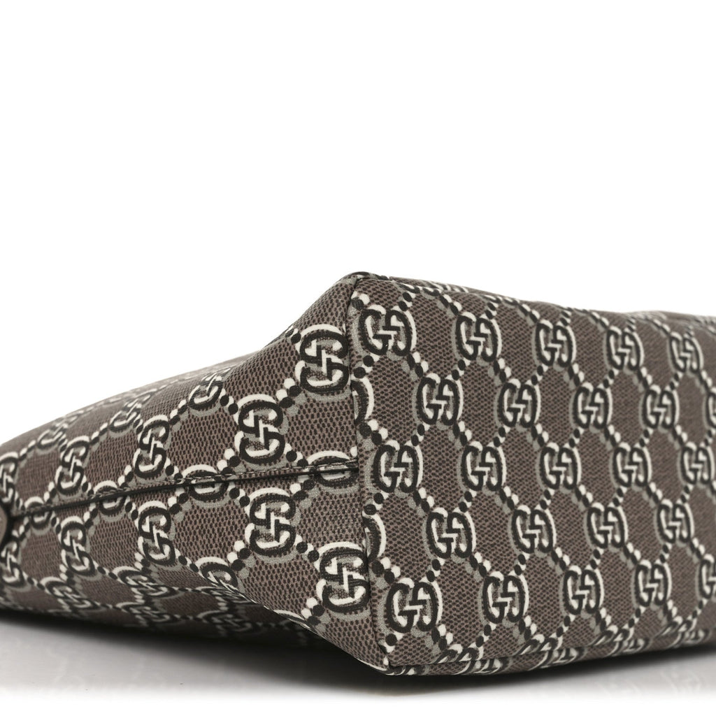 Gucci GG Shadow Monogram Super Mini Ophidia Shoulder Bag Taupe
