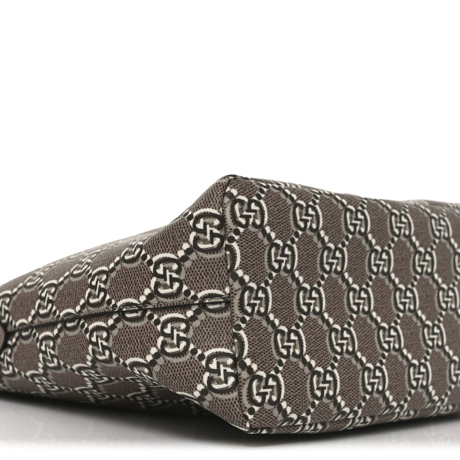 Gucci GG Shadow Monogram Super Mini Ophidia Shoulder Bag Taupe
