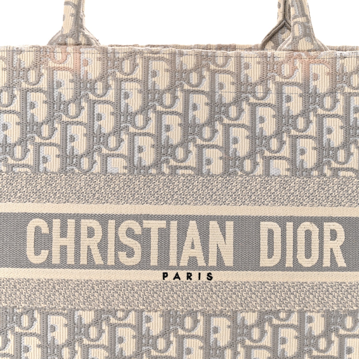 Christian Dior Oblique Medium Book Tote Grey