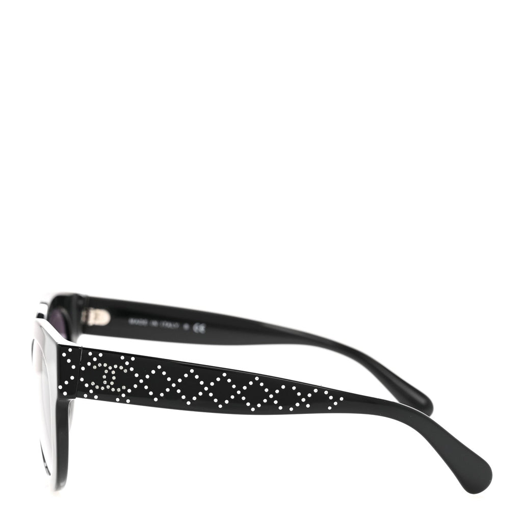 Crystal CC Sunglasses 5420-B-A Black
