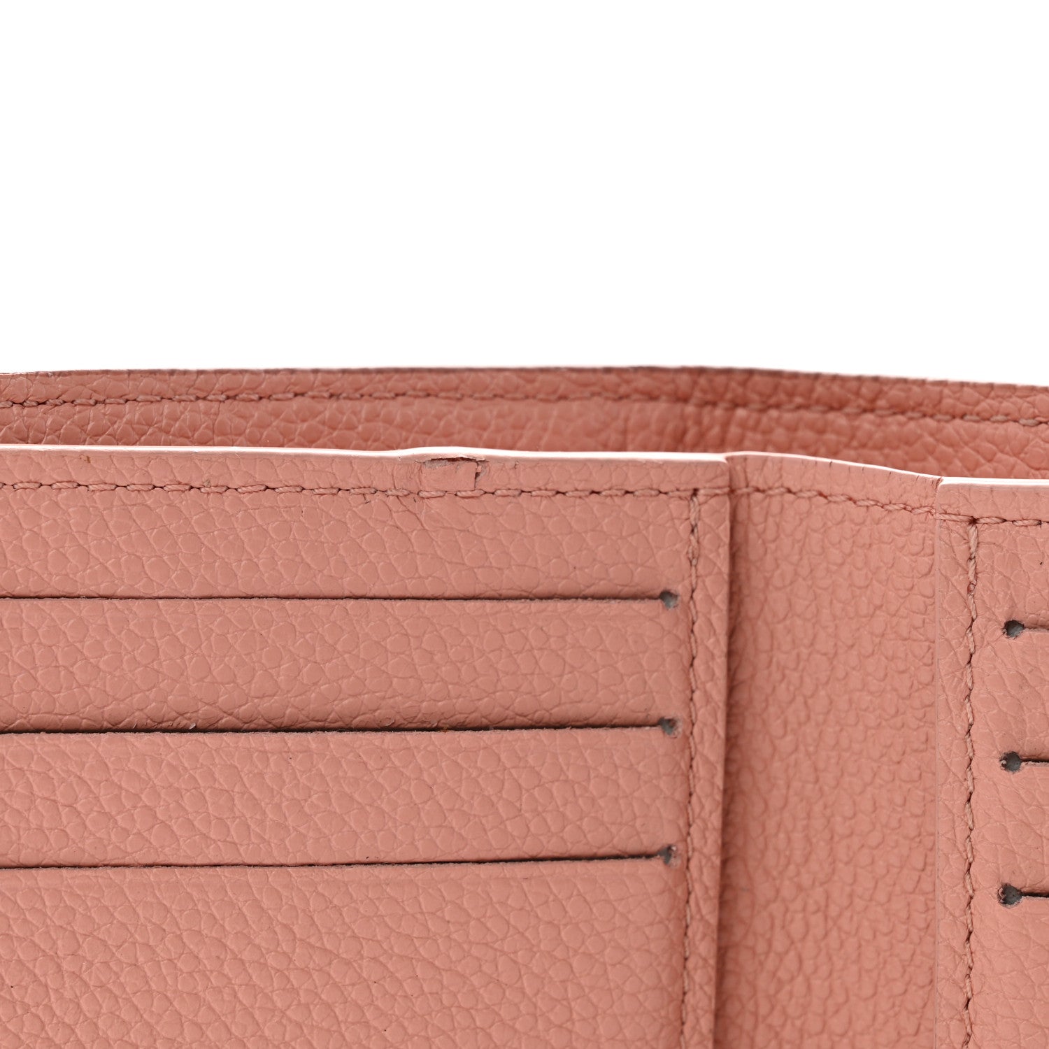 Louis Vuitton Empreinte Monogram Giant Victorine Wallet Rose Trianon Creme