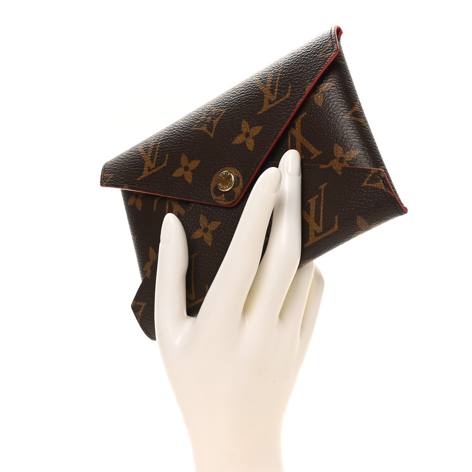 Louis Vuitton Monogram Medium Kirigami Pochette Insert Coquelicot