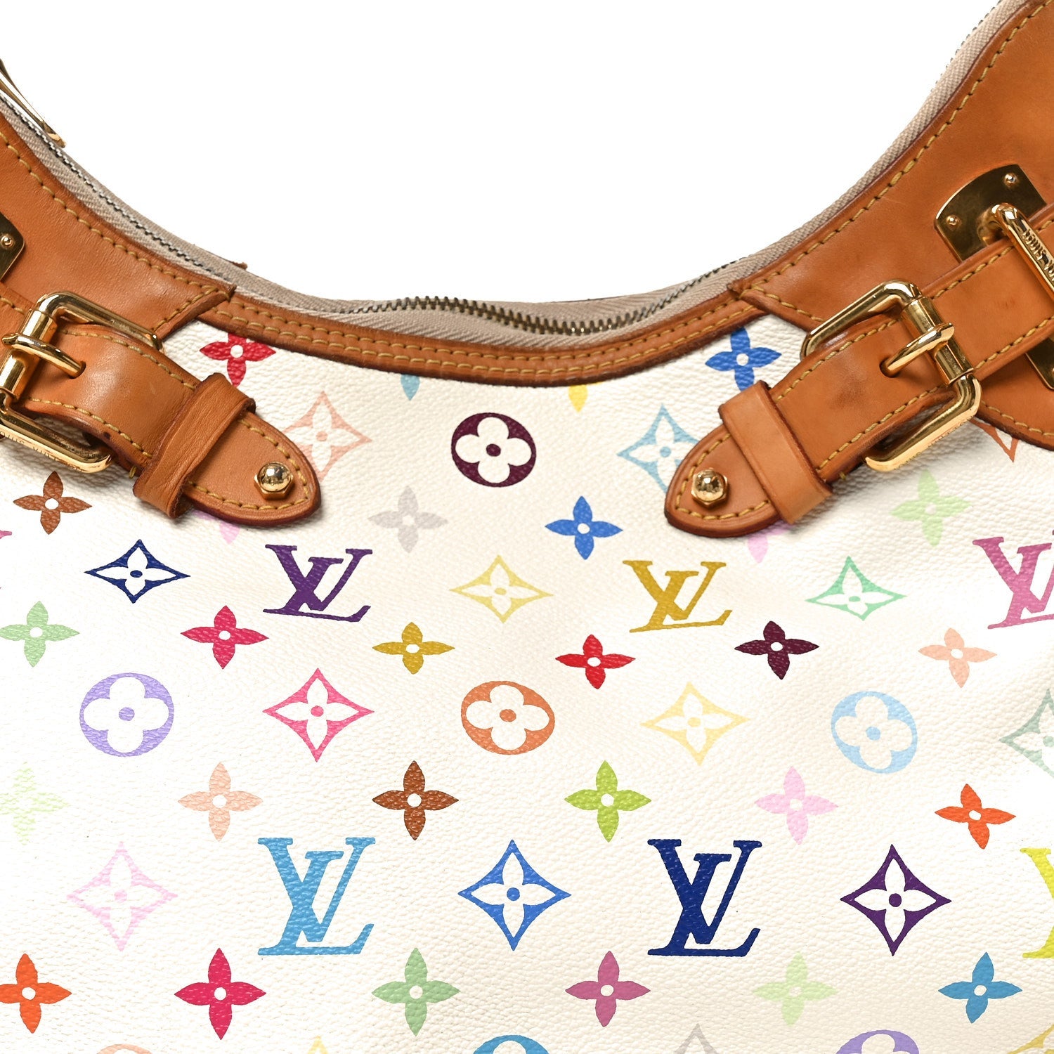 Louis Vuitton Monogram Multicolor Greta White