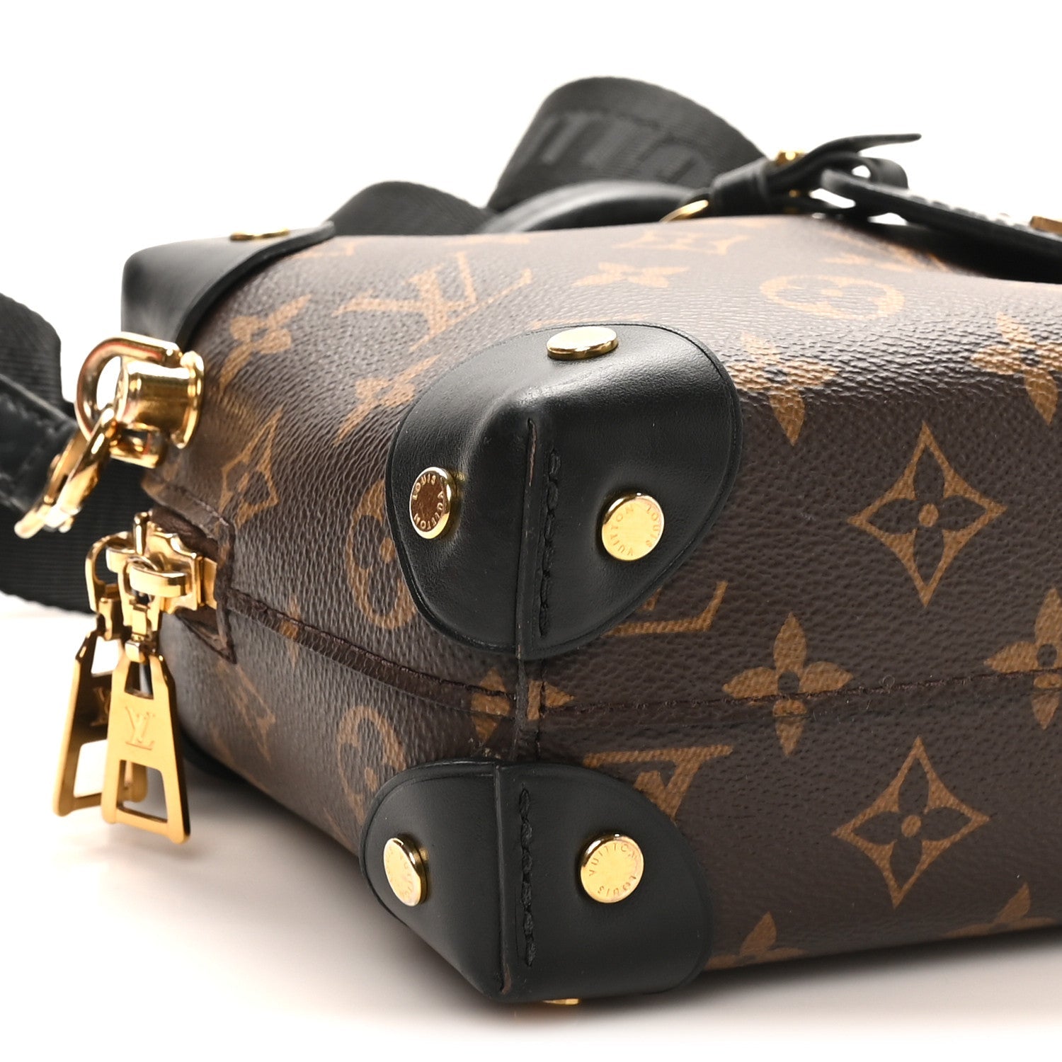 Louis Vuitton Monogram Petite Malle Souple Black