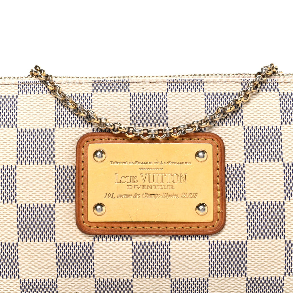 Louis Vuitton Damier Azur Eva Clutch