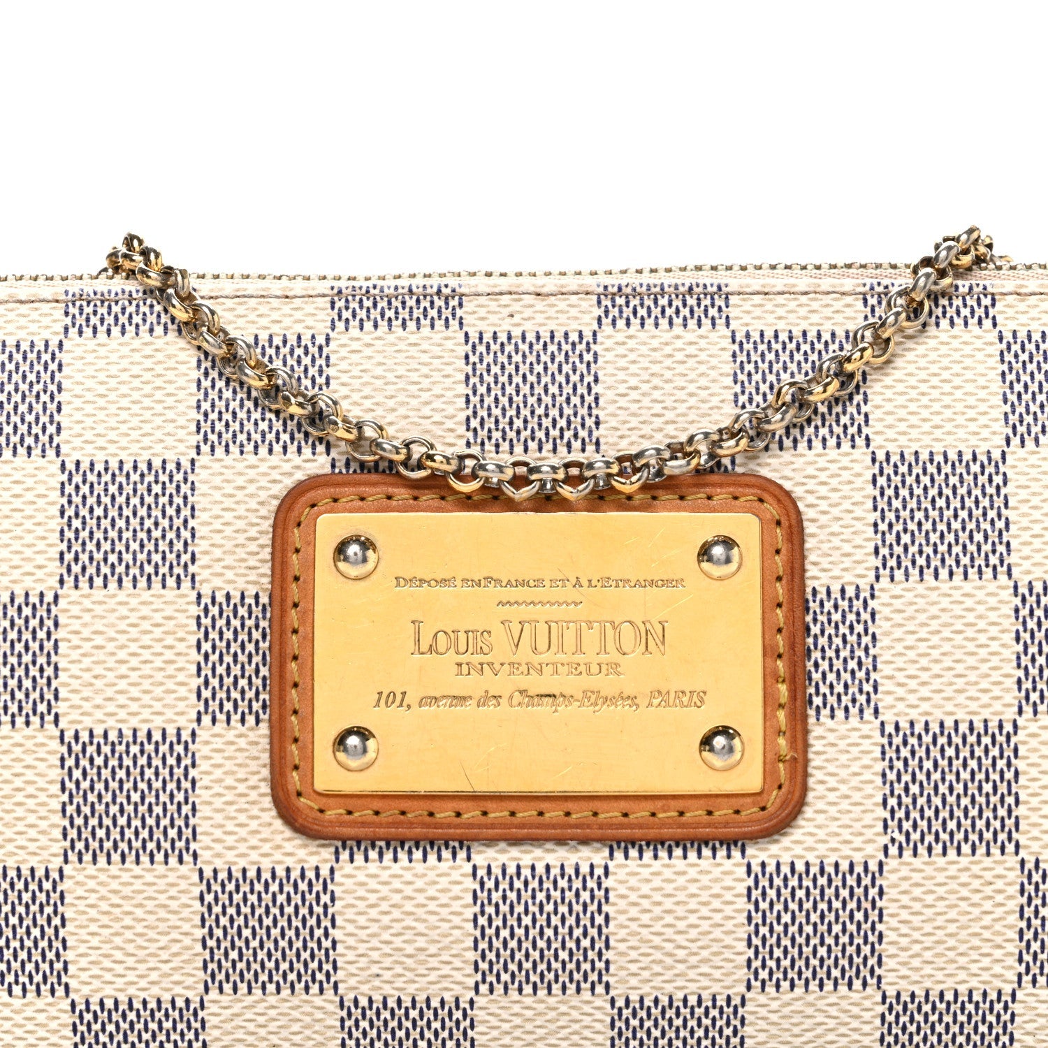 Louis Vuitton Damier Azur Eva Clutch