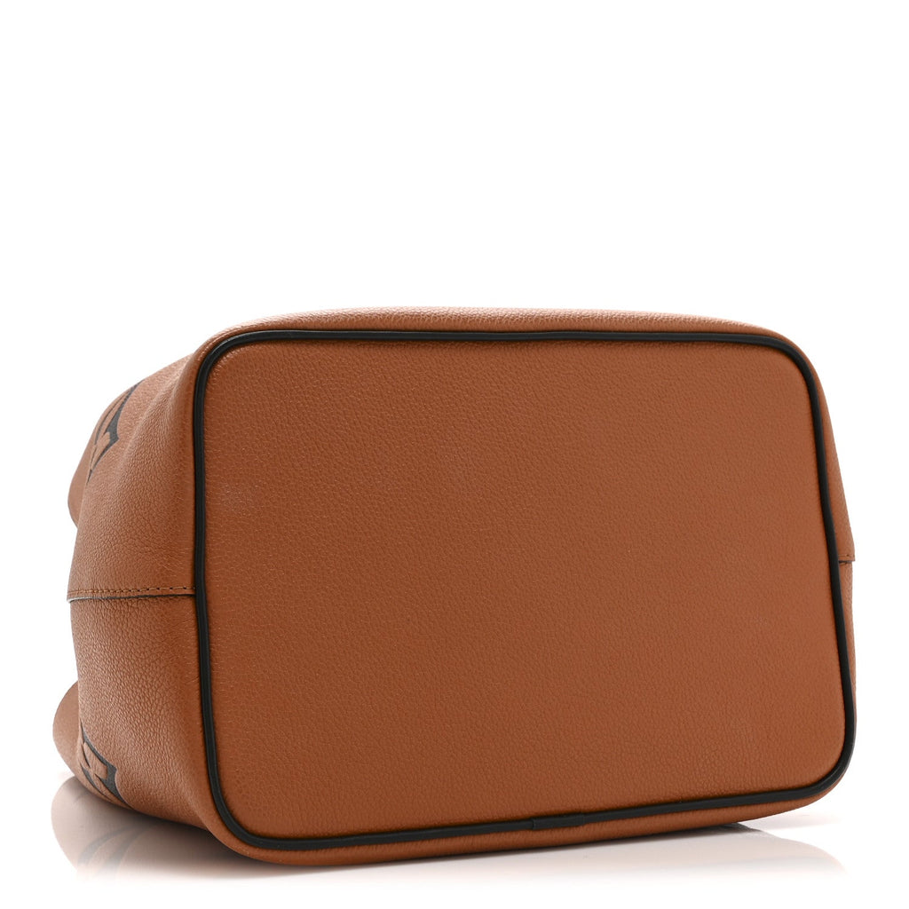 Louis Vuitton Empreinte Monogram Giant Crafty Neonoe MM Caramel Black