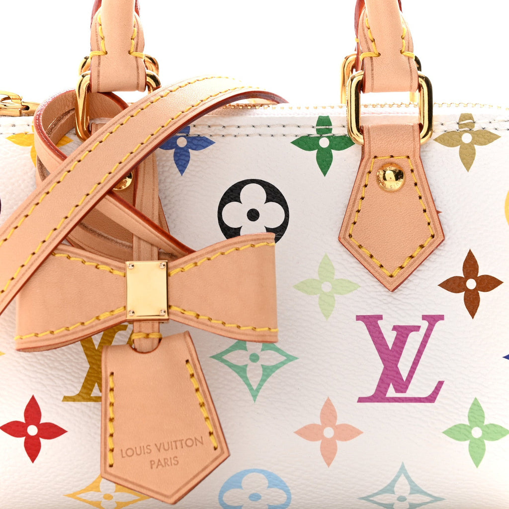 Louis Vuitton LV X TM Monogram Multicolor Nano Speedy White