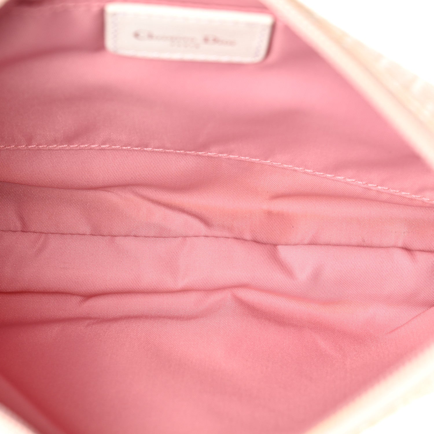 Christian Dior Monogram Shoulder Bag Pochette Pink